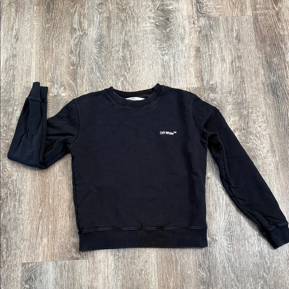 Off-White Dark Crewneck Sweater